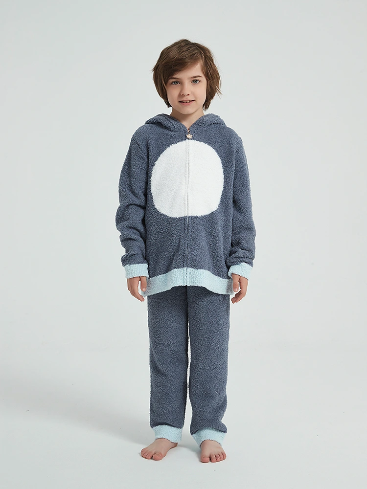 Mutilen Udazkeneko eta Neguko Polar Pijama